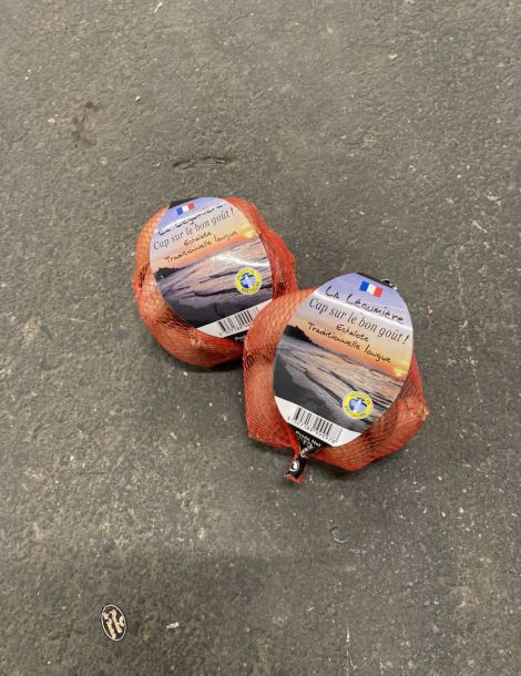 1 sachet échalotte 250gr france cat 1/ cal 250grs